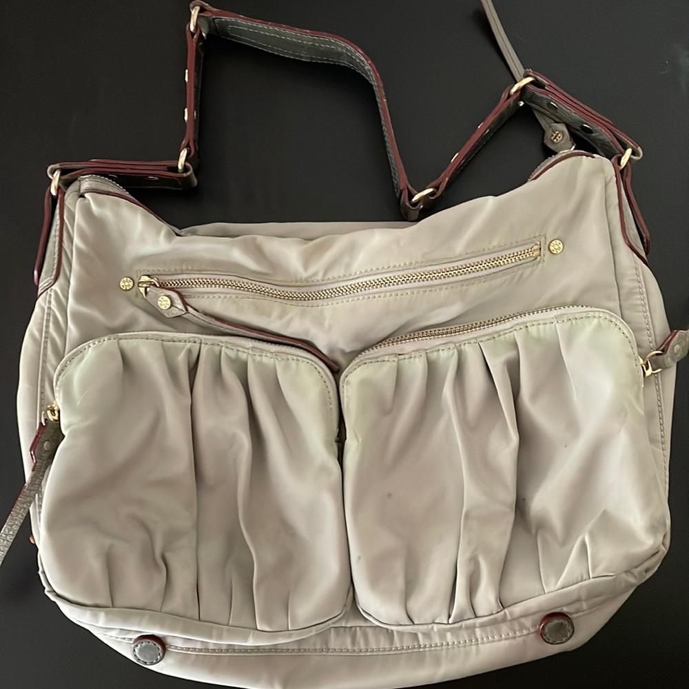 MZ Wallace grey nylon shoulder bag